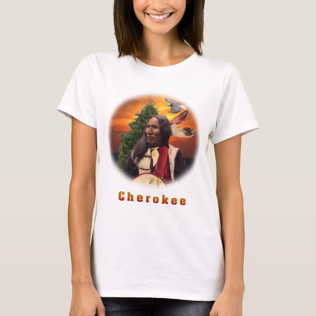 Cherokee Indian  T-Shirt (Front)