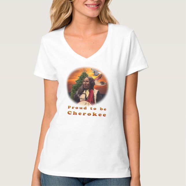 Cherokee Indian t-shirts (Front)