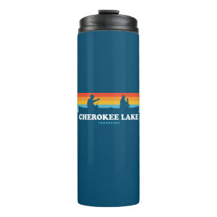 Cherokee Lake Tennessee Canoe Thermal Tumbler