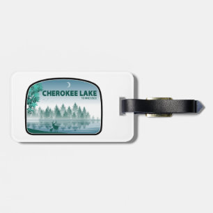 Cherokee Lake Tennessee Deer Luggage Tag
