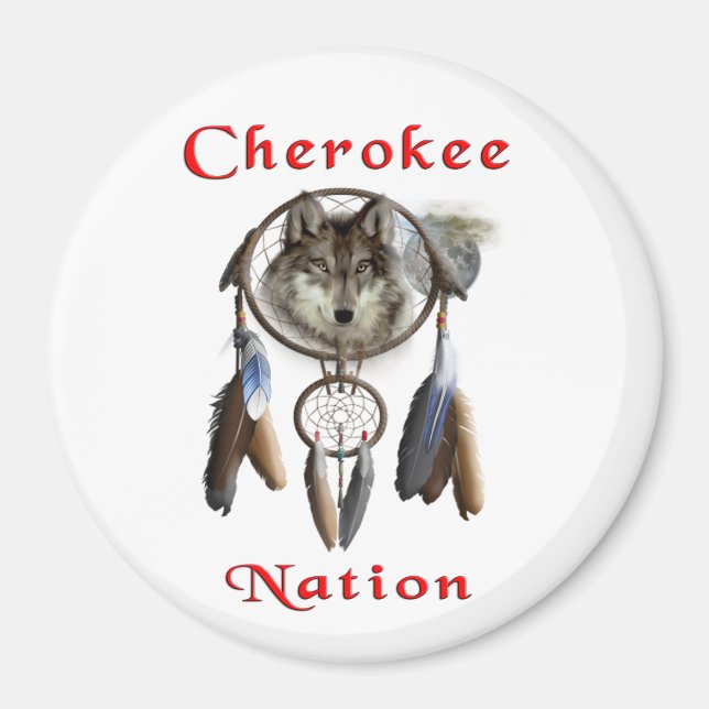 Cherokee nation magnet (Front)