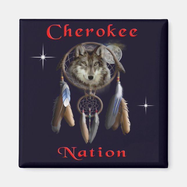 Cherokee nation magnet (Front)