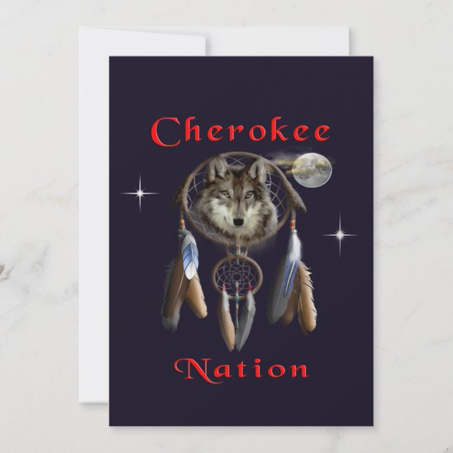 Cherokee nation thank you card (Front)