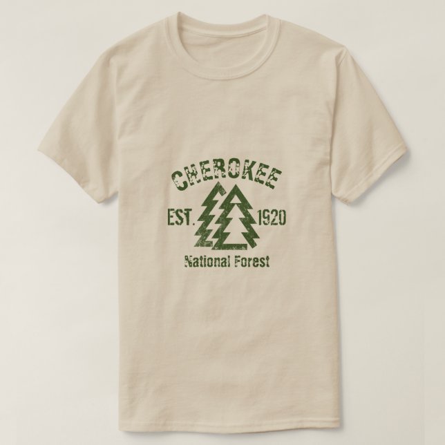 Cherokee National Forest T-Shirt (Design Front)