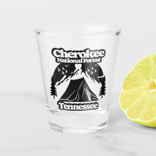Cherokee National Forest Tennessee Shot Glass