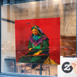 Cherokee Native American Pop Art Wall Decal<br><div class="desc">The Cherokee were a Native American tribe indigenous to the
Southwestern United States.</div>