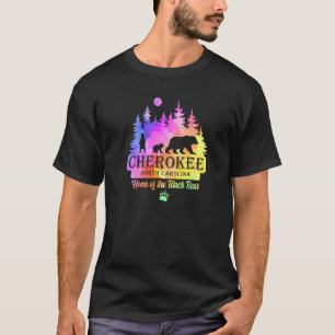 Cherokee North Carolina Bear Great Smoky Mountains T-Shirt