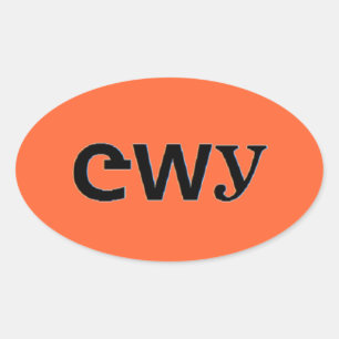 Cherokee Oval Sticker