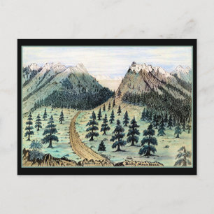 Cherokee Pass Rocky Mountains Postcard