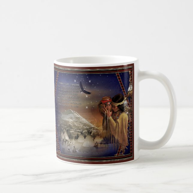 Cherokee Prayer Blessing Native American Mugs (Right)