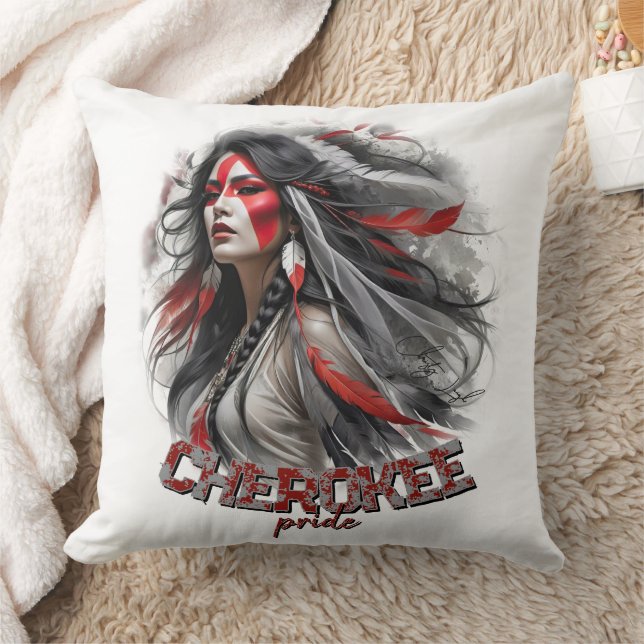 Cherokee Pride Cushion (Blanket)