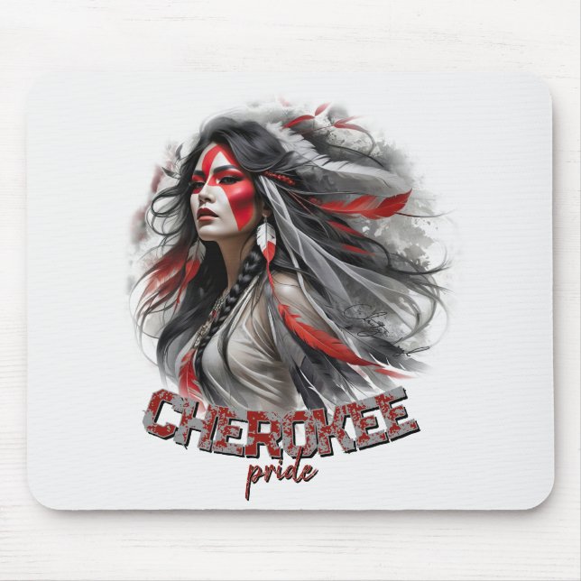 Cherokee Pride Mouse Pad (Front)
