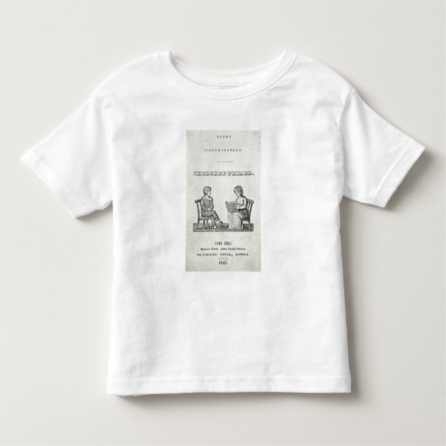 Cherokee Primer, 1845 (engraving) Toddler T-Shirt (Front)
