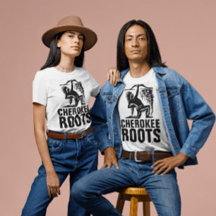 CHEROKEE ROOTS -NATIVE AMERICAN INDIAN T-Shirts