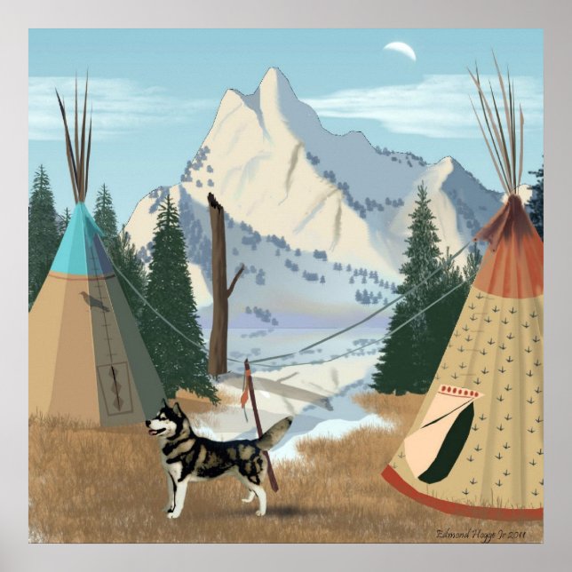 Cherokee Village Print (Front)