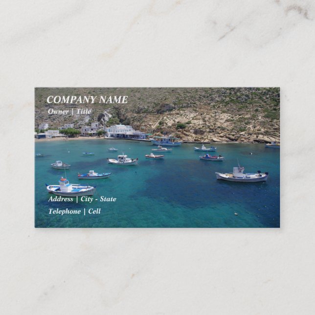 Cheronisos – Sifnos Business Card (Front)
