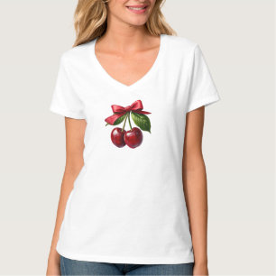 Cherries and a Bow- T-Shirt