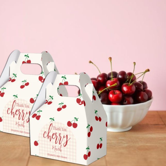 Cherries Baby Shower Favour Box (Creator Uploaded)