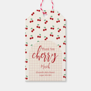 Cherries Baby Shower Gift Tags