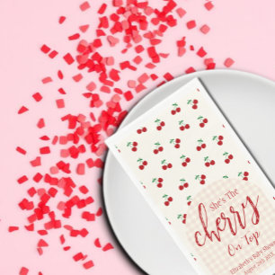 Cherries Baby Shower Napkin