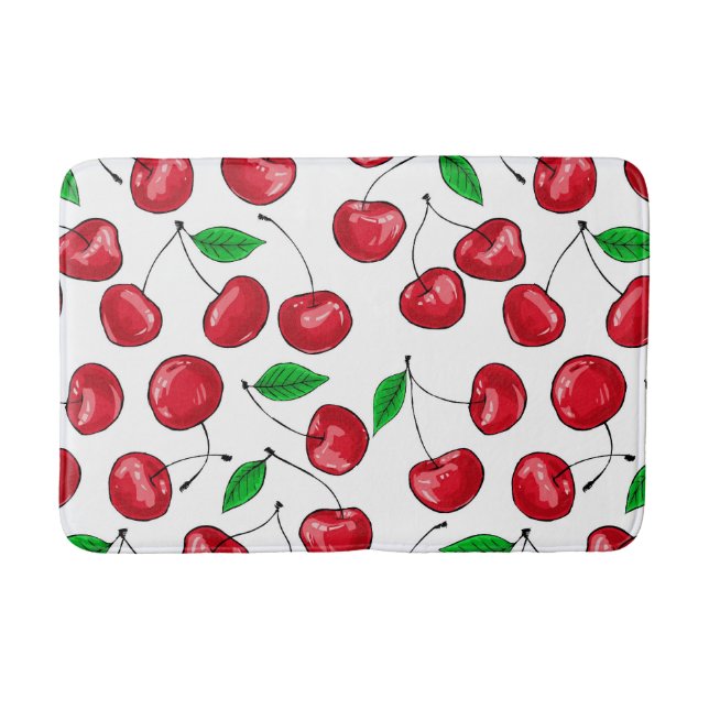 Cherries Bath Mat (Front)