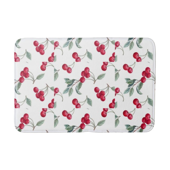 Cherries Bath Mat (Front)