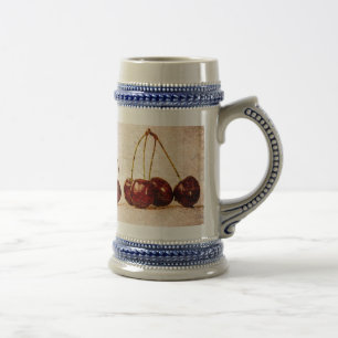 Cherries Beer Stein