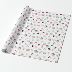 Cherries, berries and bows! wrapping paper
