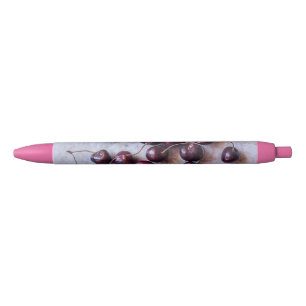 Cherries  black ink pen