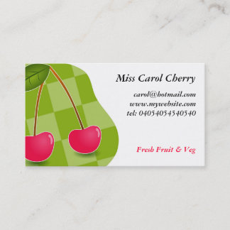 Cherries Business Card