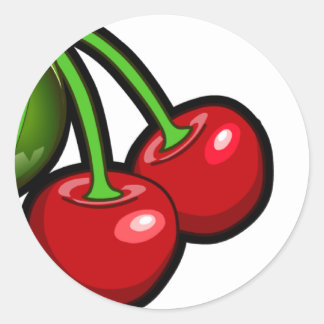 Cherries by PinkGirlz Classic Round Sticker