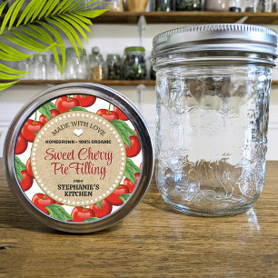 Cherries Canning Jar Label