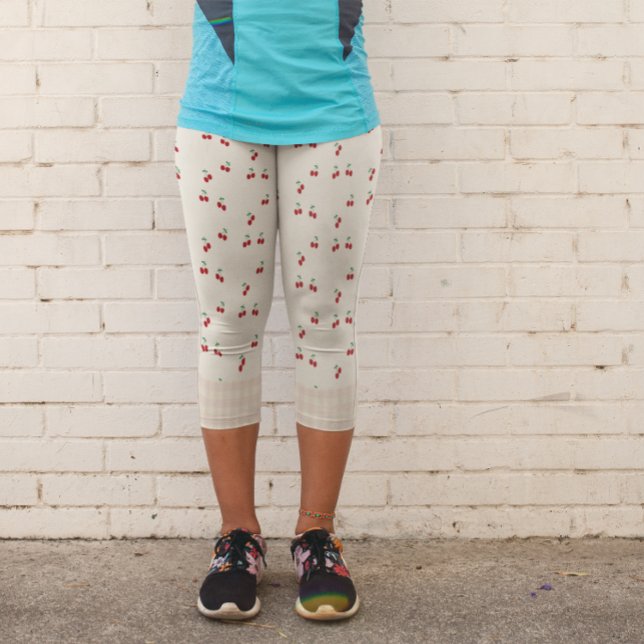 Cherries Capri Leggings (Creator Uploaded)