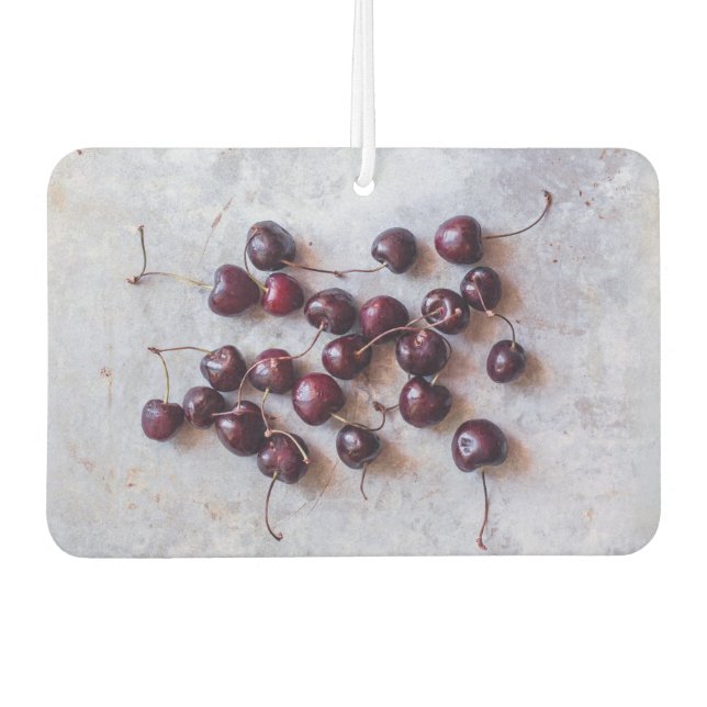 Cherries Car Air Freshener (Front)