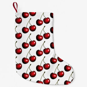 Cherries Christmas Stocking