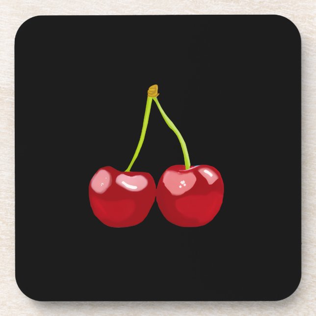 cherries coaster (Front)