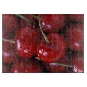 Cherries cutting board
