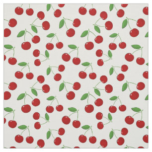 Cherries Design Fabric
