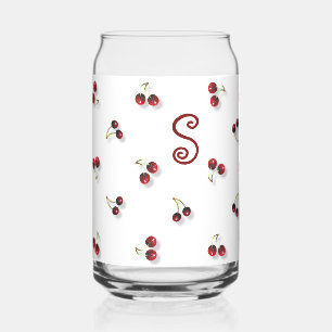 Cherries Drinking Glass