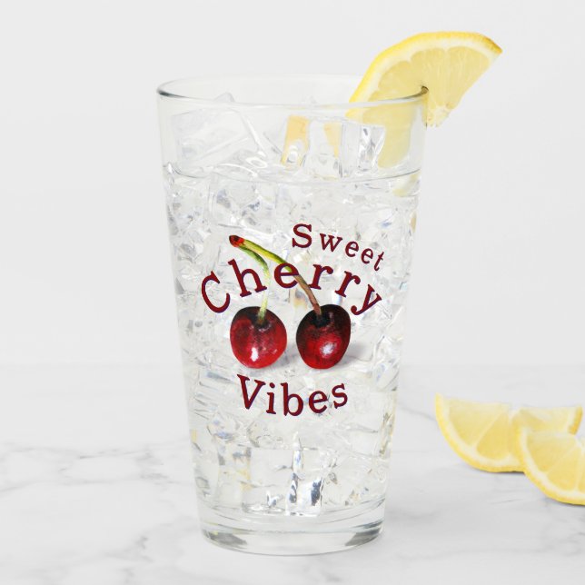 Cherries Drinking Glass (Back Ice)