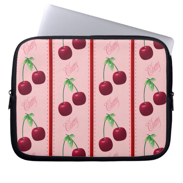 Cherries Electronics Bag (Front)