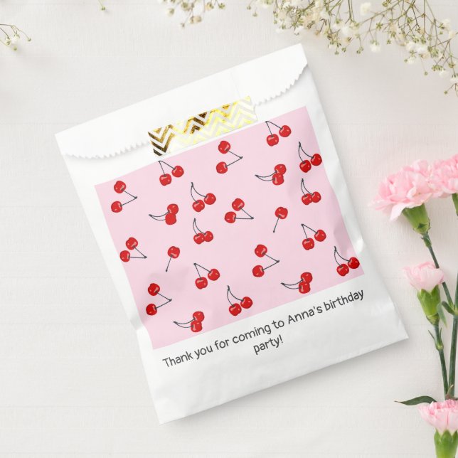 Cherries Favour Bags (Sealed)