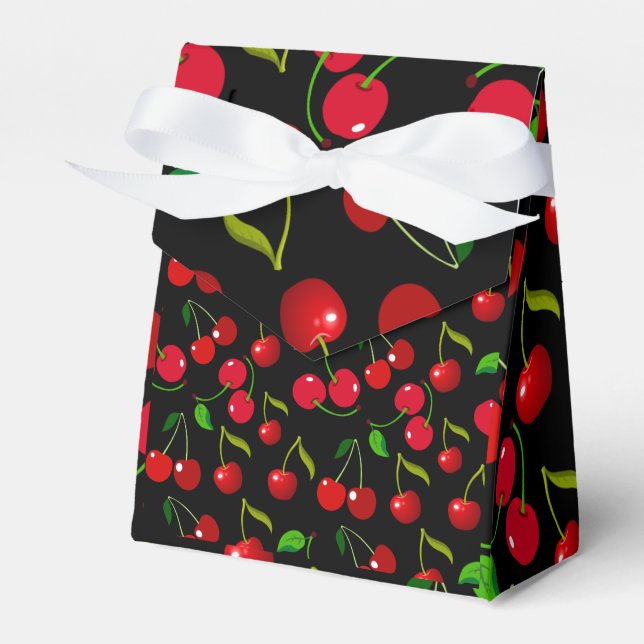 Cherries Favour Box (Front Side)
