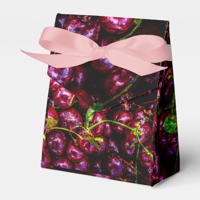 Cherries Favour Box (Front Side)
