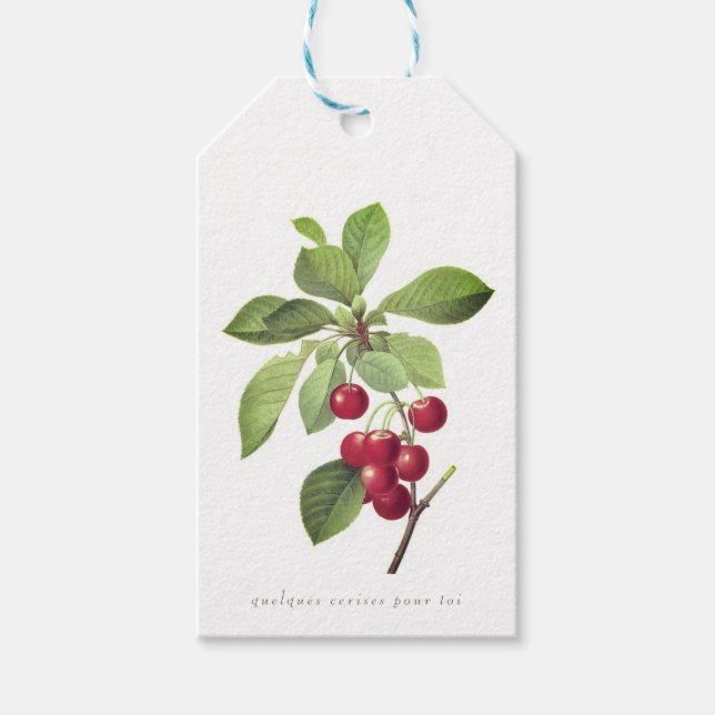 Cherries for you  gift tags (Front)