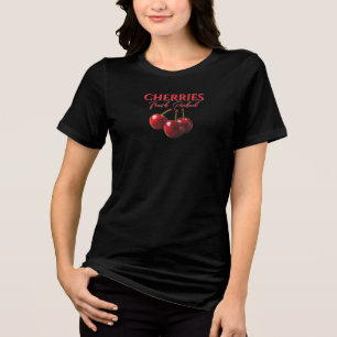 Cherries fresh picked  Tri-Blend shirt
