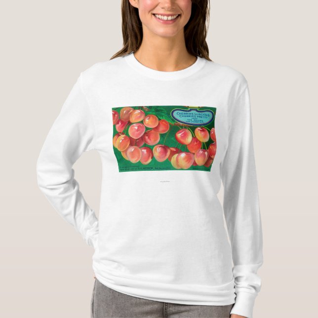 Cherries from the Cherry CityThe Dalles, OR T-Shirt (Front)