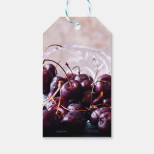 cherries gift tags