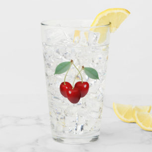 Cherries Glass