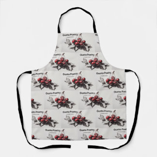 Cherries Gusto Poetry Apron